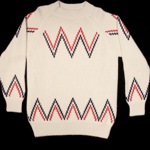 MAISON KITSUNE Other - NWT MAISON KITSUNE Zig-Zag ALPACA Crewneck